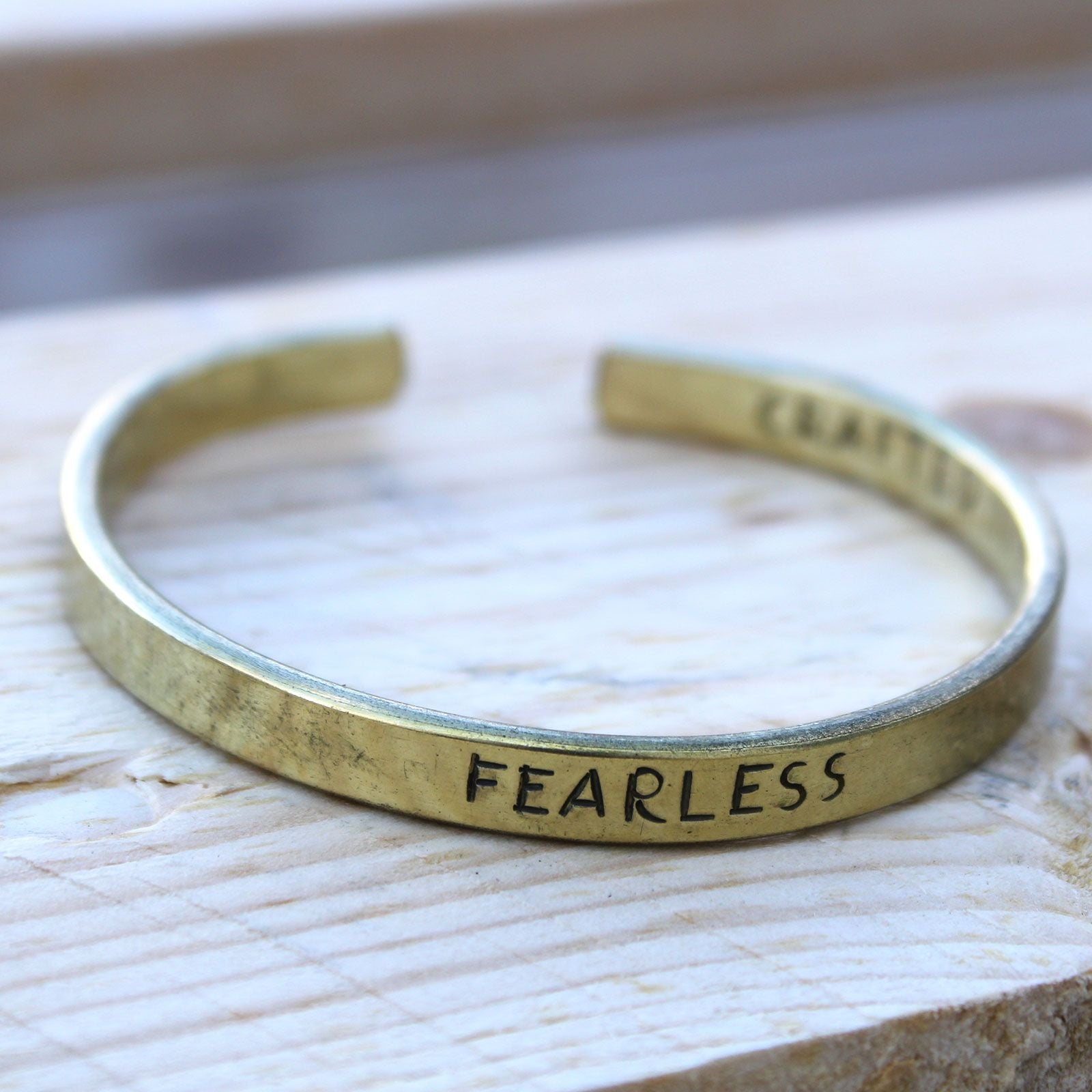 Inspiration Bracelet Brass Selection for Style and Motivation