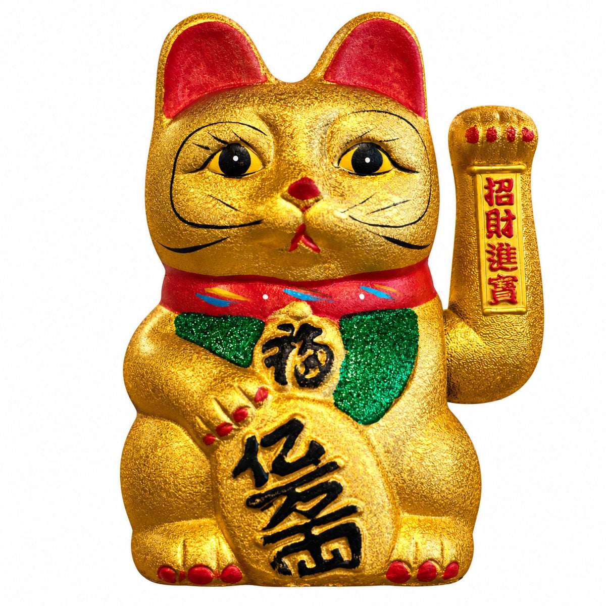 Japanese Lucky Money Cat Ornament – Extra Large Gold