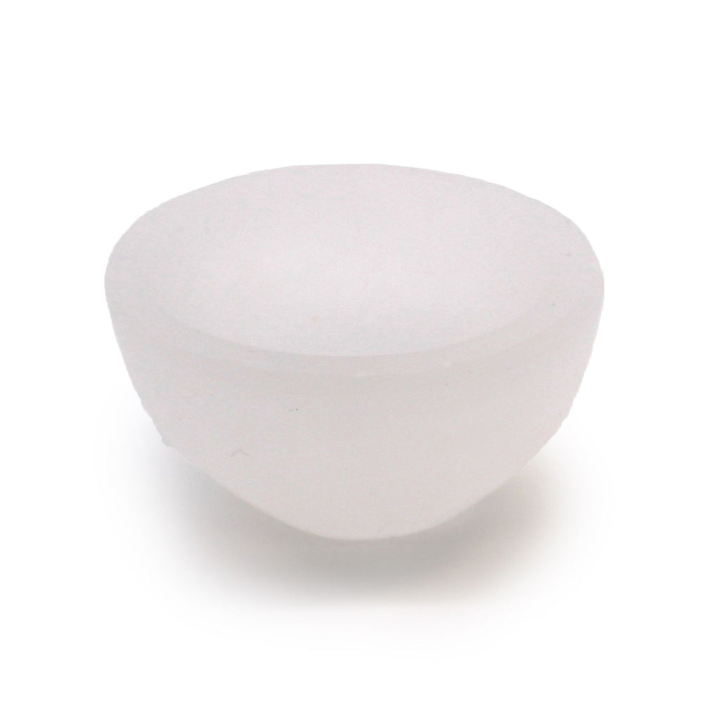 Selenite Round Bowl 6cm Elegant Decorative Home Accent Piece
