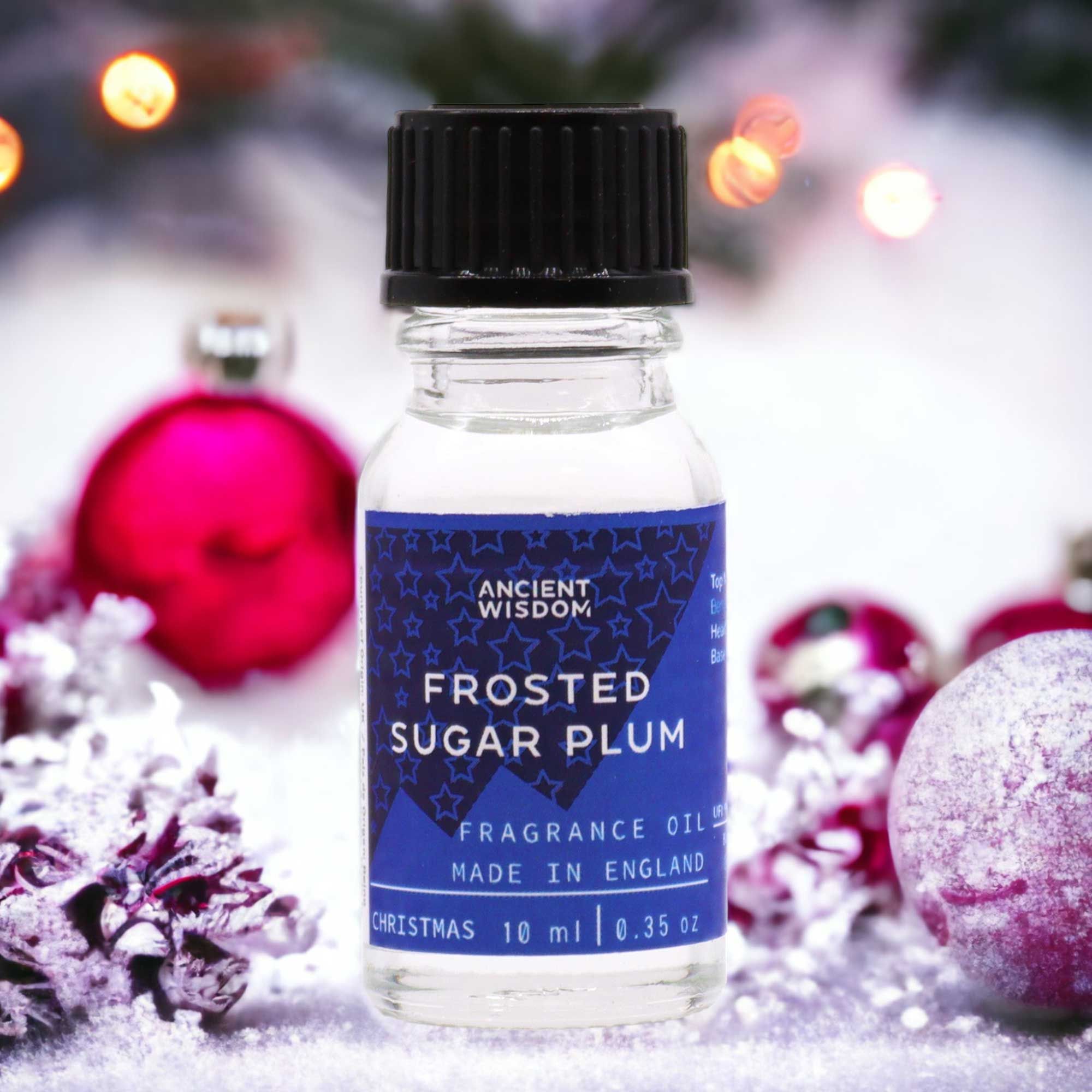 Frosted Sugar Plum Fragrance Oil 10ml for Enchanting Scents and Bliss