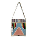 Hemp Laptop Messenger Bag with Triangle Design for Daily Use