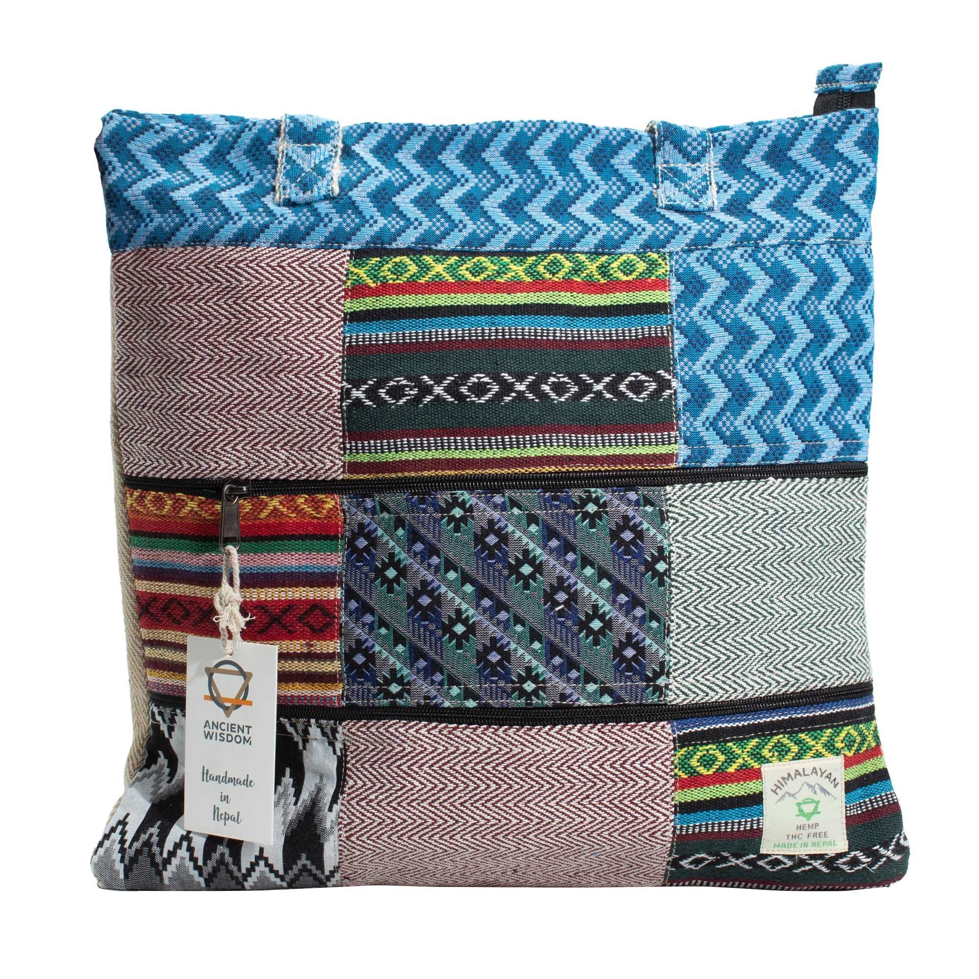 Patchwork Kathmandu Tote Bag with Dhaka Design for Everyday Use