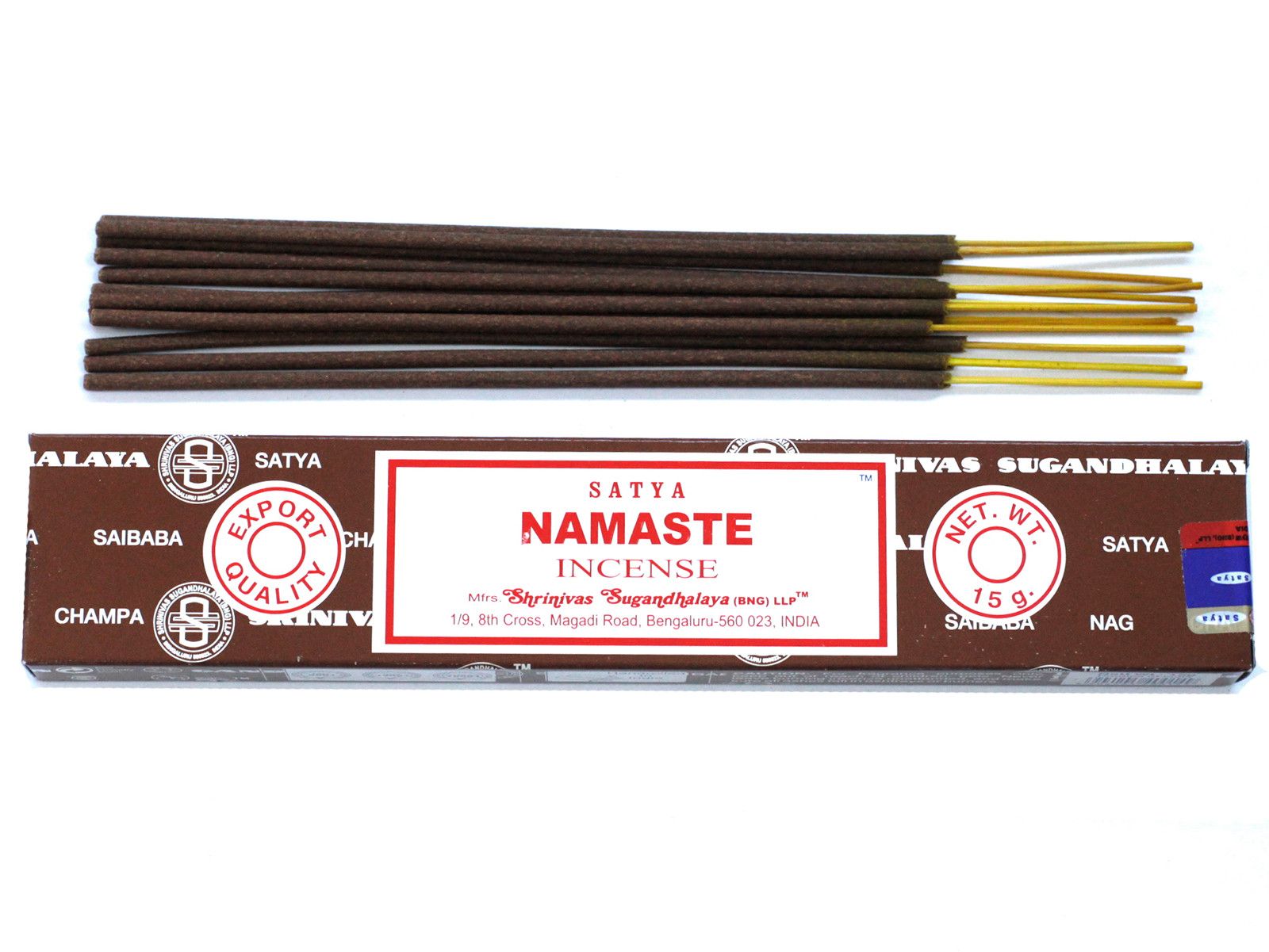 Satya Incense 15gm Namaste Sticks for Refreshing Home Aroma