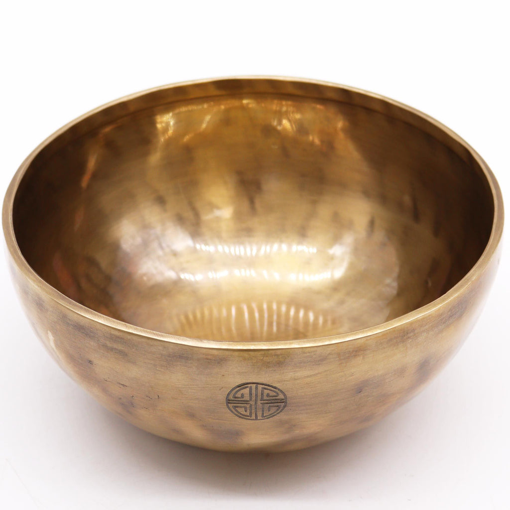 Extra Large Nepalese Moon Singing Bowl for Meditation and Decor