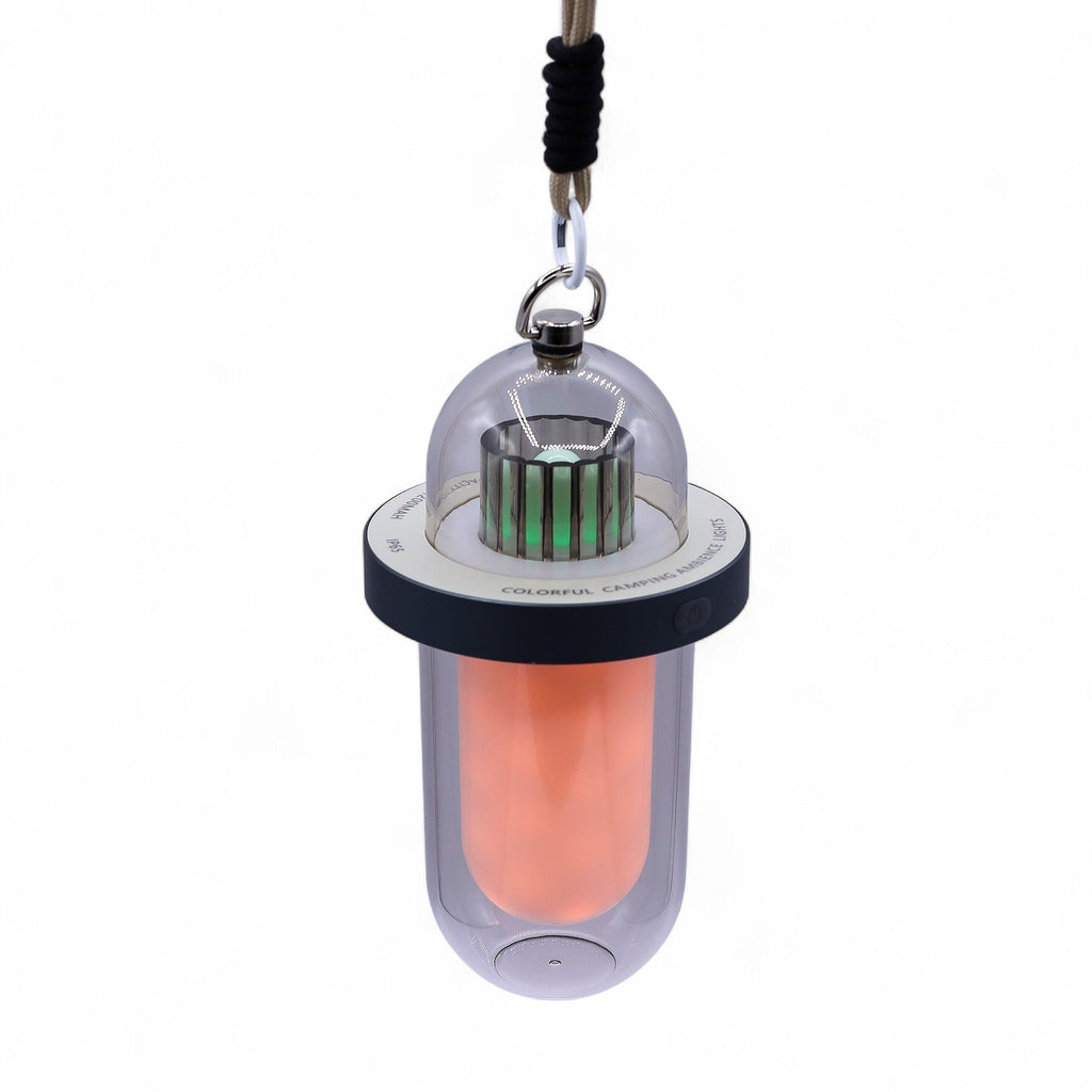 Outdoor Flame Effect Lamp with USB C Rechargeable Multi Colour Light