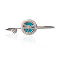 Aromatherapy Jewellery Crystal Bracelet with Dragonfly Design