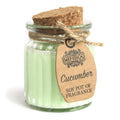 Cucumber Soy Pot of Fragrance Candles with Reusable Glass Jar
