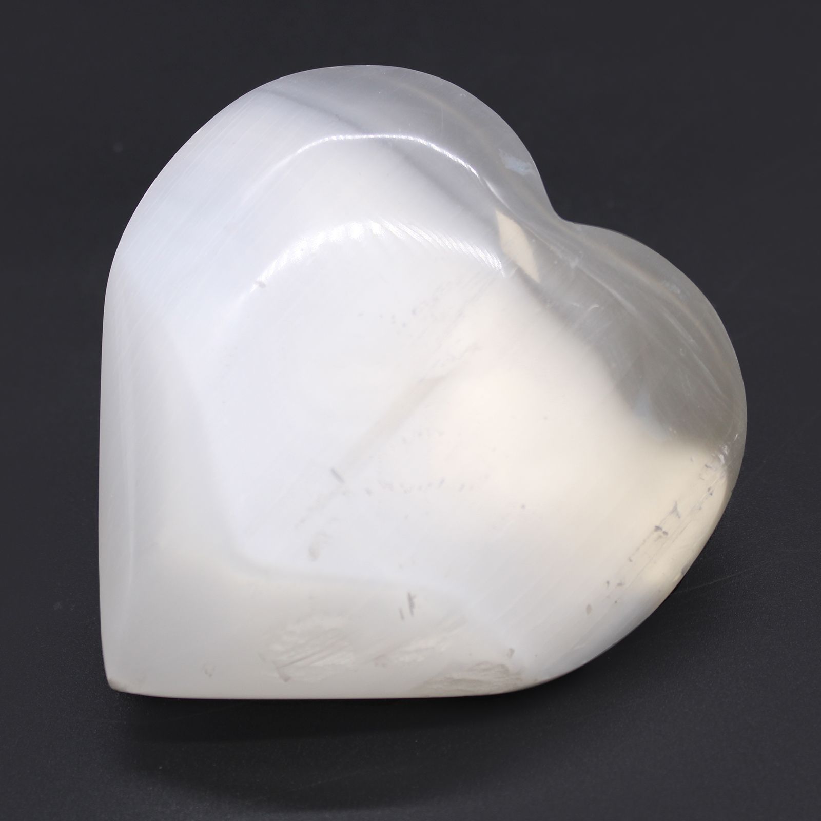 Selenite Heart 10 cm Decorative Piece for Home Decor and Gifts