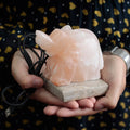 USB Elephant Shaped Himalayan Salt Lamp for Unique Home Decor