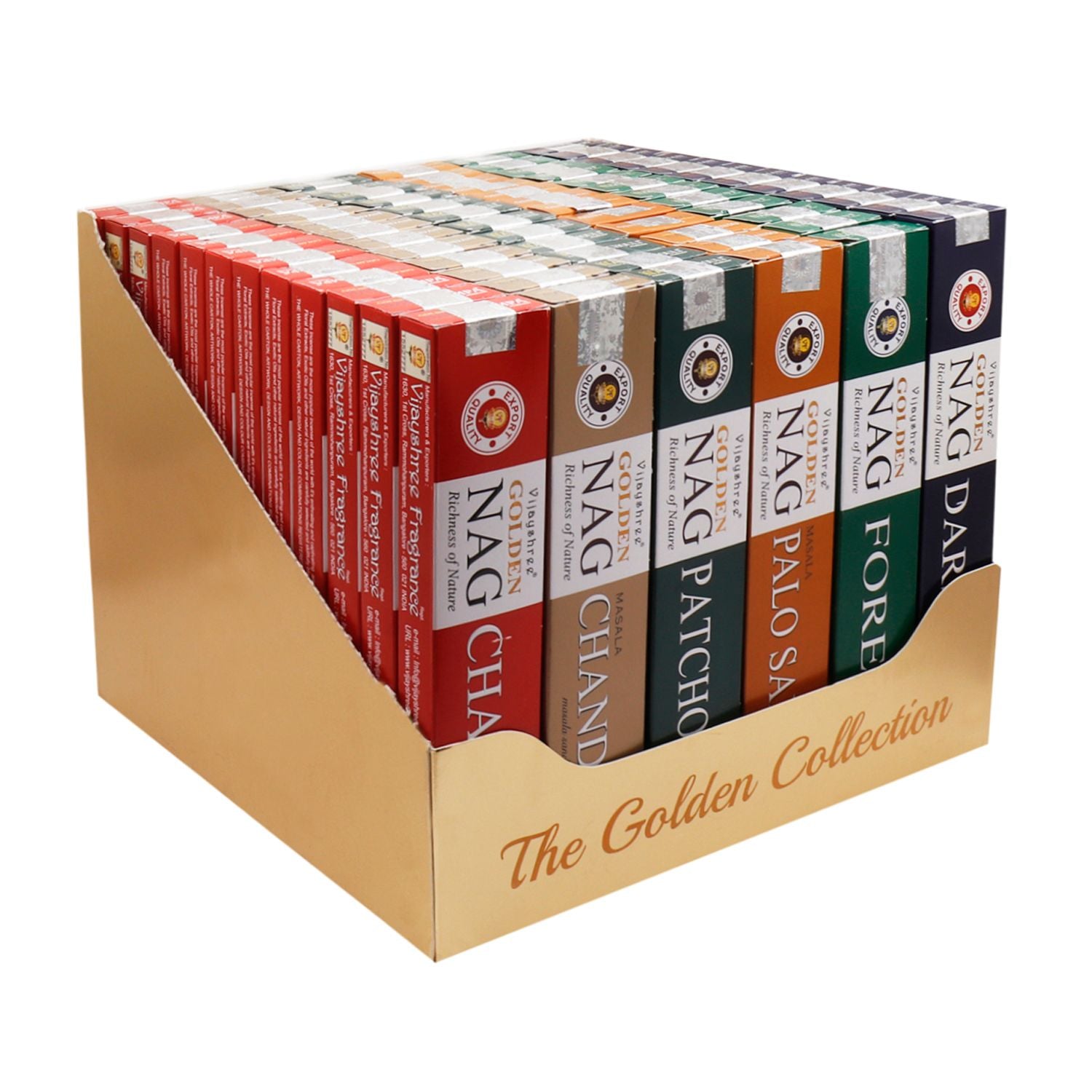 15g Golden Collection Box with 6 Assorted Fragrances