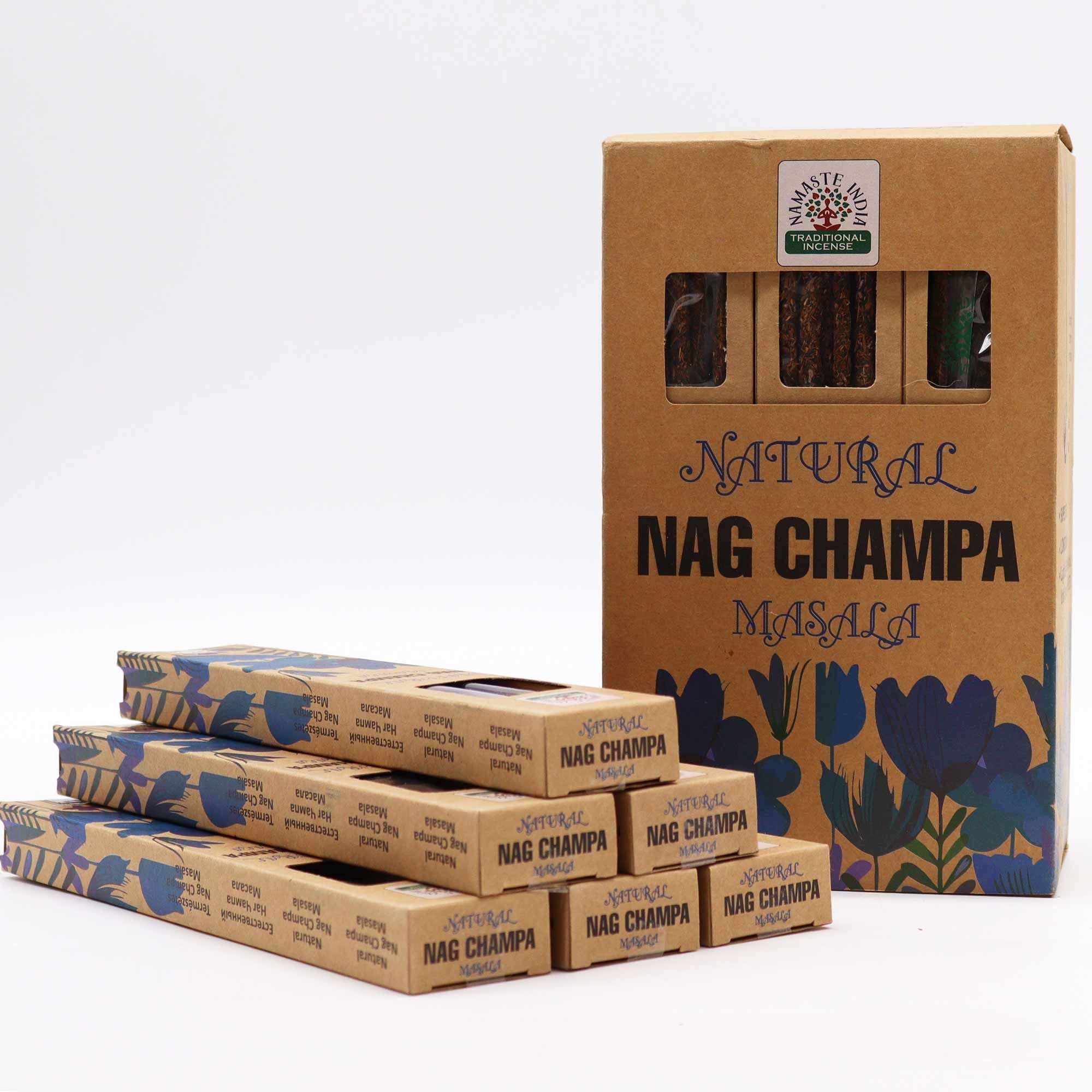 Natural Botanical Masala Incense Sticks with Nag Champa Aroma