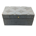 Vintage Deco Multi Purpose Box Grey Star for Stylish Storage