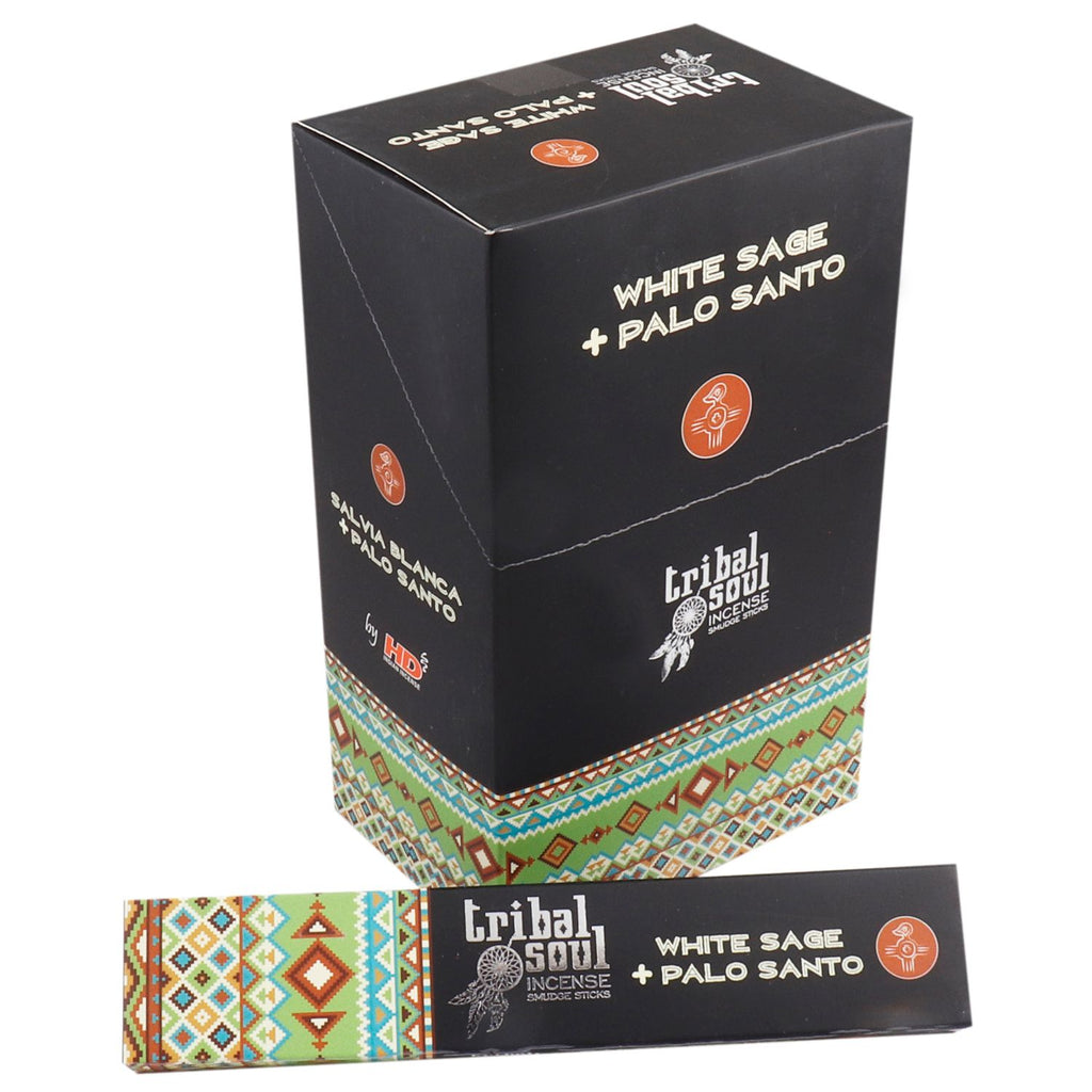 Tribal Soul Incense Sticks with White Sage and Palo Santo Blend