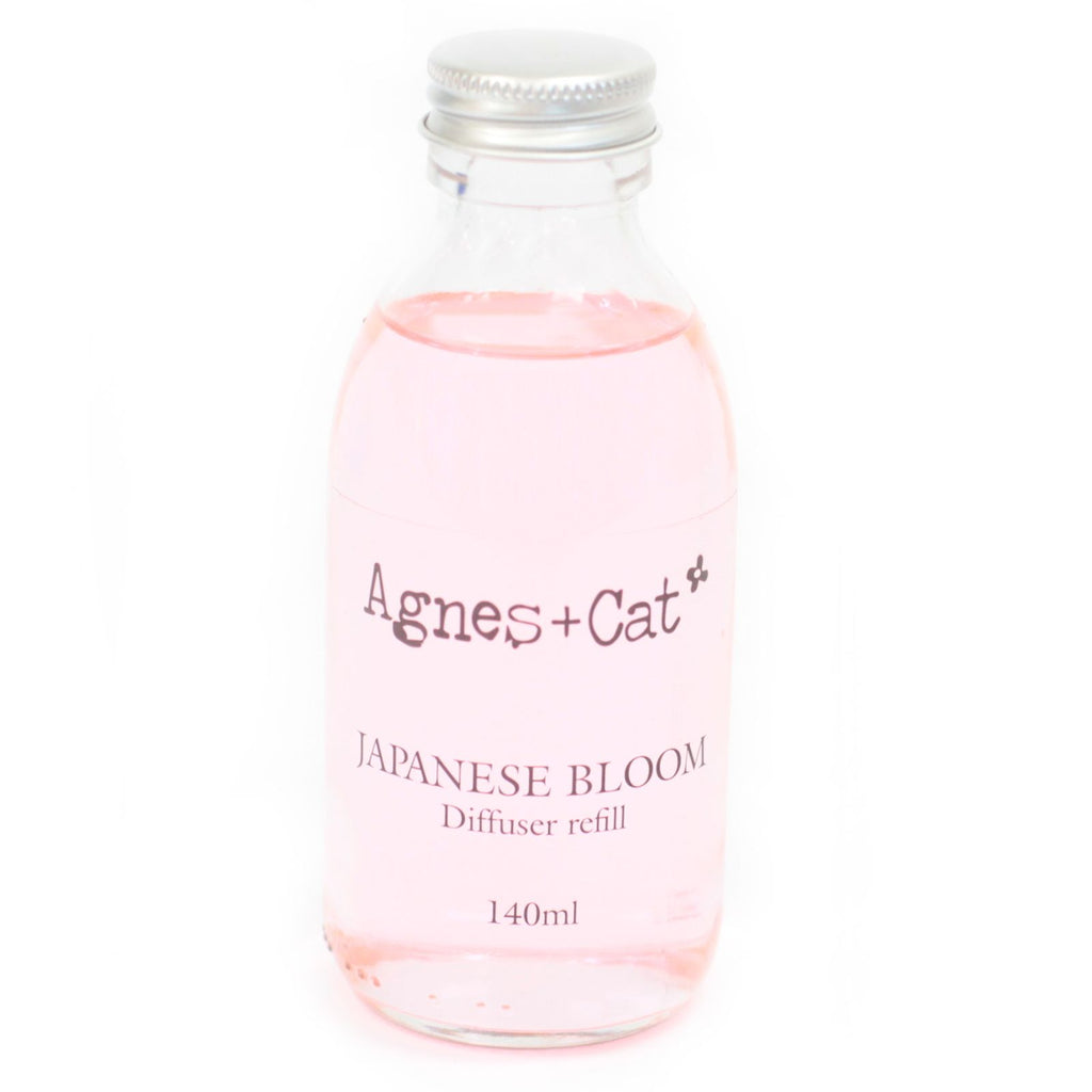 Agnes + Cat Reed Diffuser Refill Japanese Bloom 150ml for Home