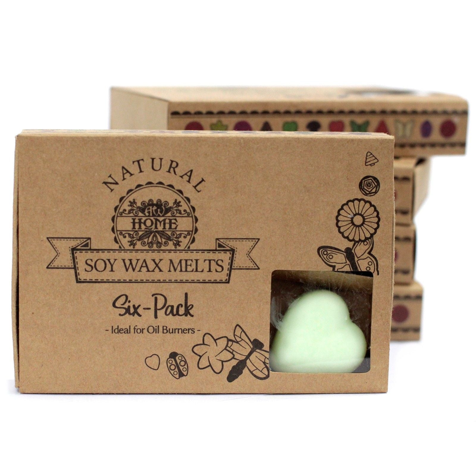 Box of 6 Dark Sandalwood Wax Melts for Home Fragrance