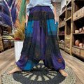 Aladdin Yoga and Festival Pants with Himalayan Print on Purple