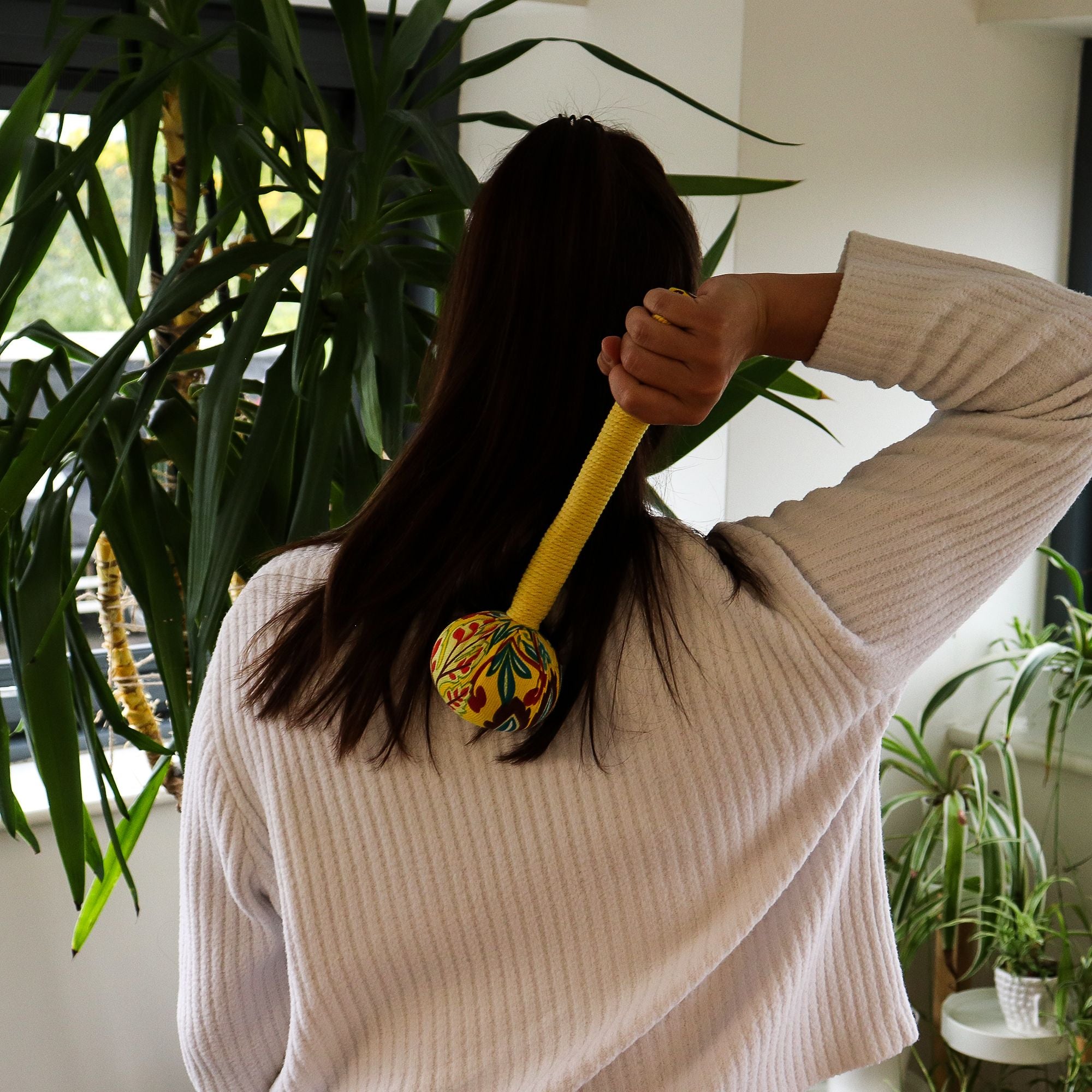 Wormwood Massage Hammer Lemon for Self Care and Muscle Comfort