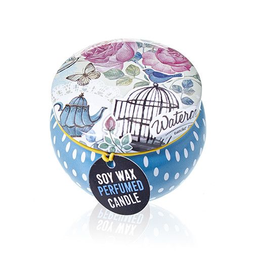 Art Tin Candle Parisian Weekend Peonies Assorted Design Collection