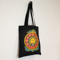 Zodiac Sun Black Tote Bag with Iconic Classic Design for Daily Use