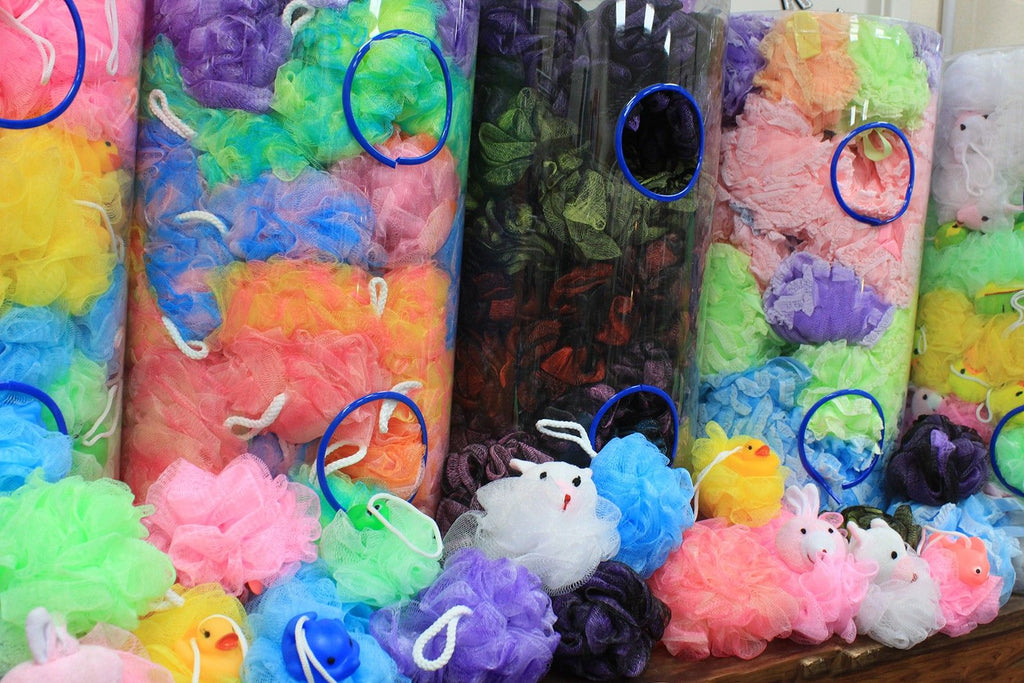Squeaky Toy Scrunchie for Fun Bath Time in Assorted Colours