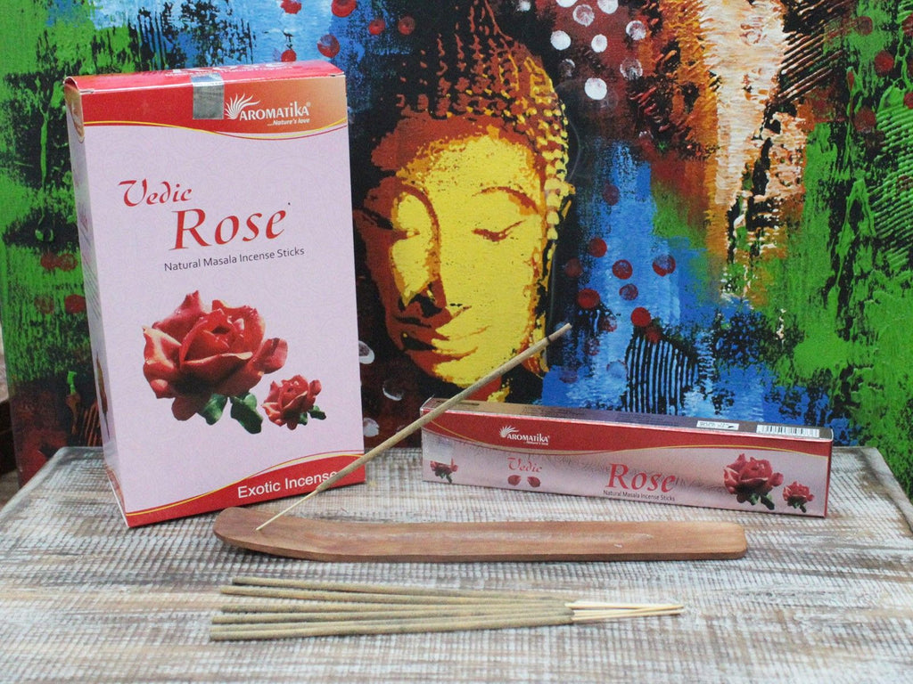 Vedic Incense Sticks Rose for Home Fragrance and Relaxation