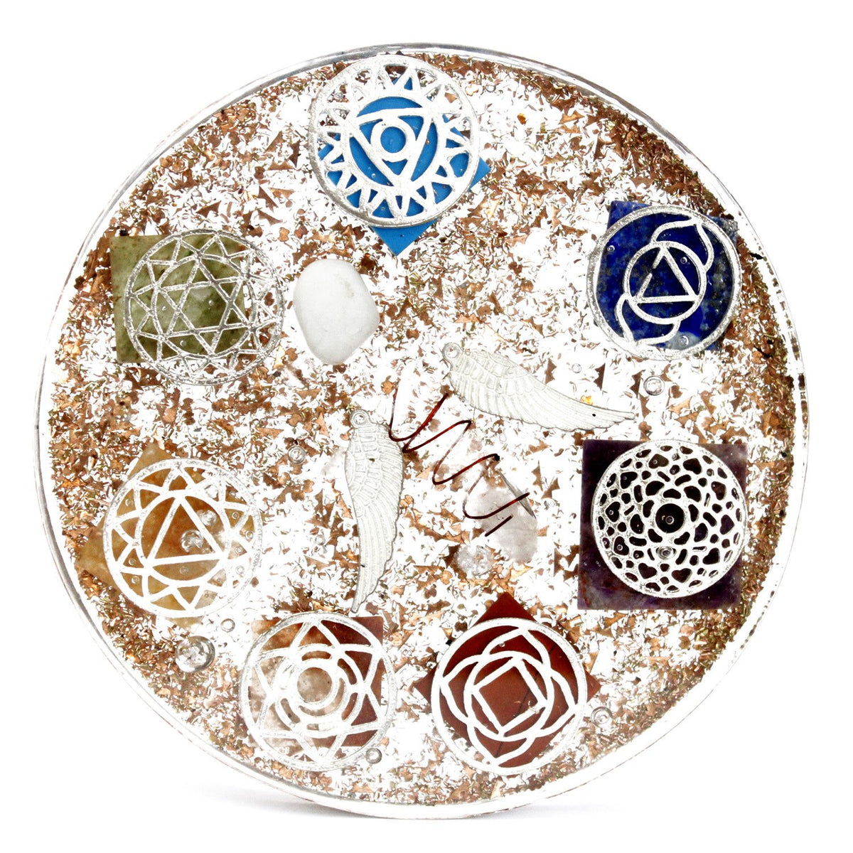 Orgonite Desk Power Packs - Angel Chakra - Large