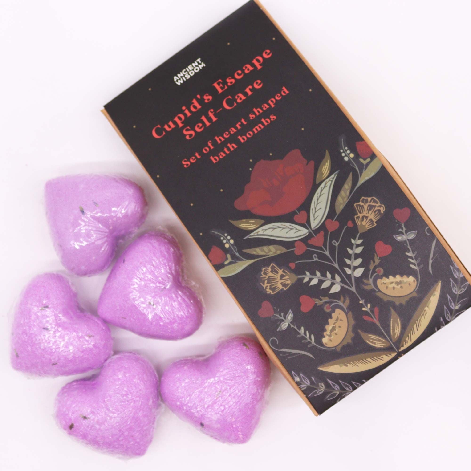 Cupids Escape Self Care Bath Heart Gift Set for Ultimate Relaxation