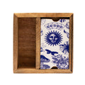 Two Section Tarot Box with Card Holder for Spiritual Practice