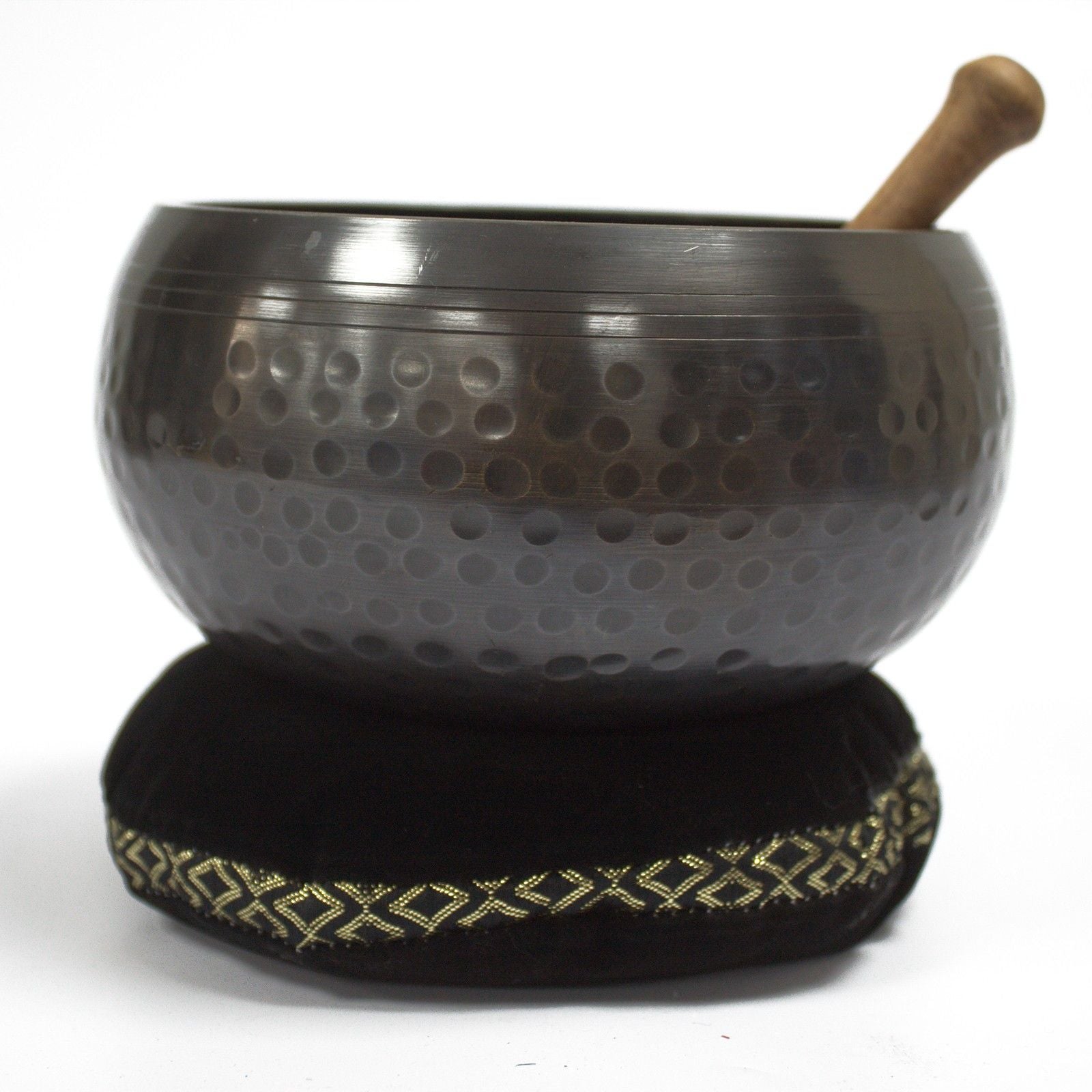 Singing Bowl Velvet Cushion 16cm for Sound Resonance and Display