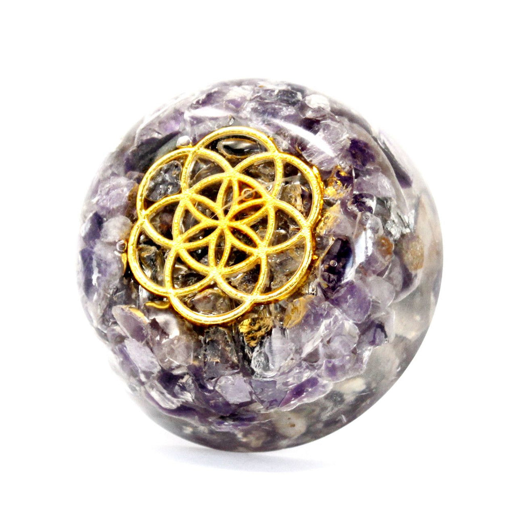Orgonite Desk Power Packs with Amethyst Dome for Your Office Space
