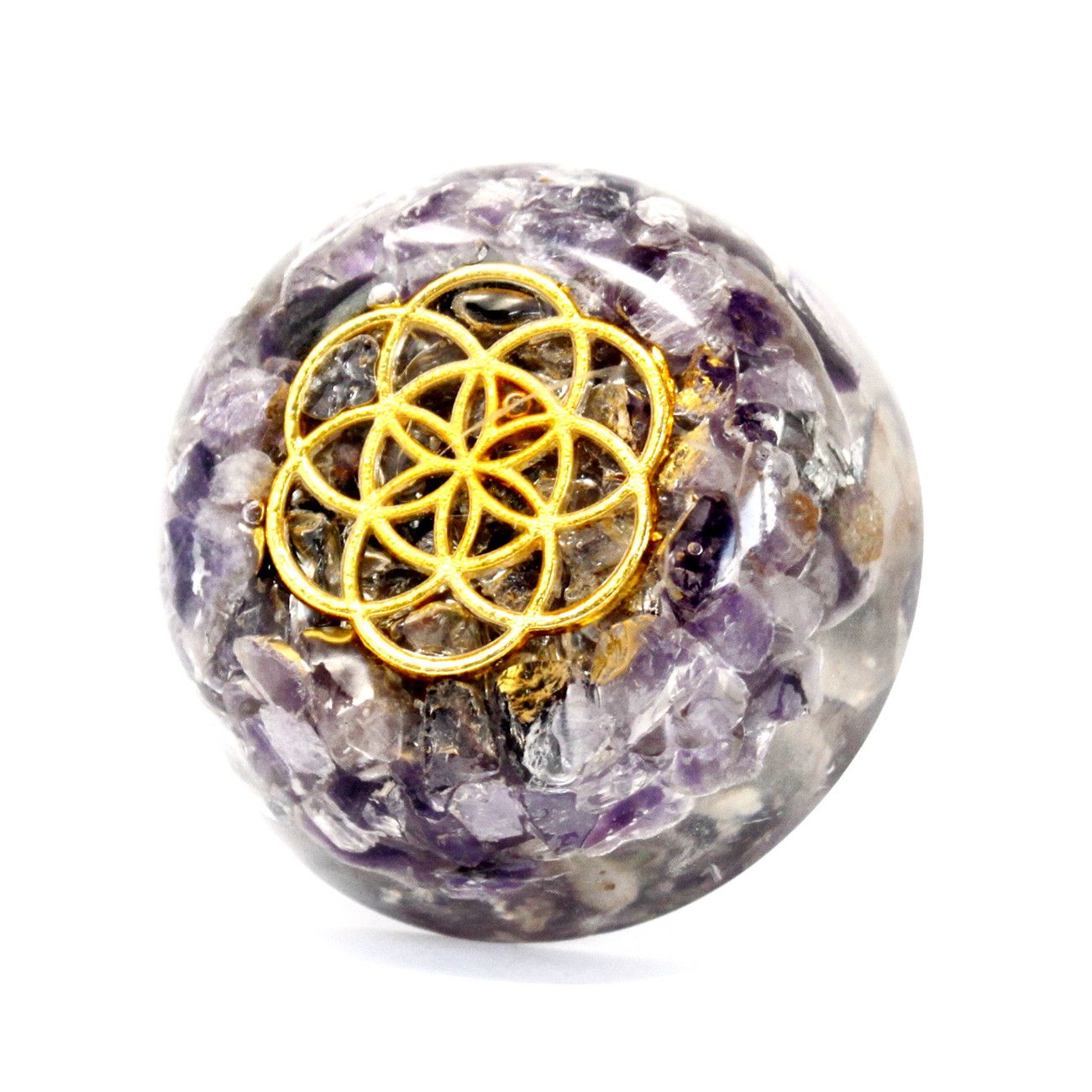 Orgonite Desk Power Packs with Amethyst Dome for Your Office Space