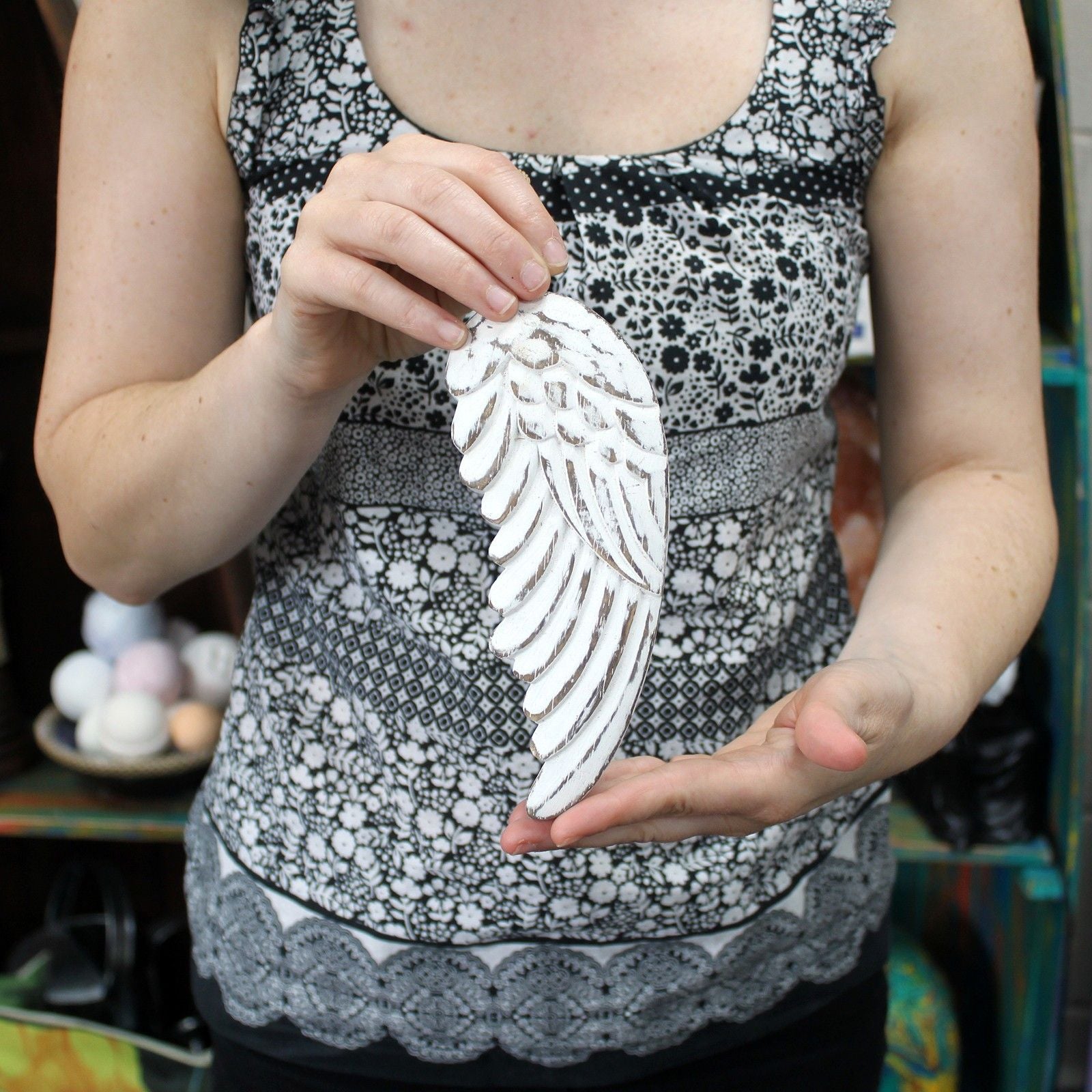 Hand Crafted Small Angel Wing Vintage Style Home Decor for All