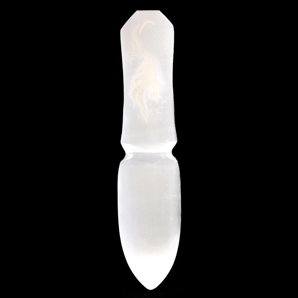 Selenite Ritual Knife for Ceremonies to Release the Past