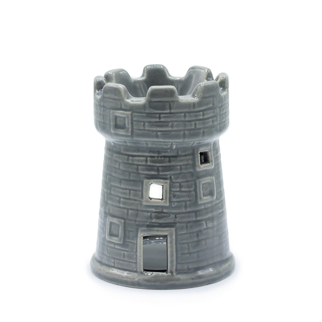 Castle Grey Ceramic Oil Burner for Aromatic Fragrance Experience