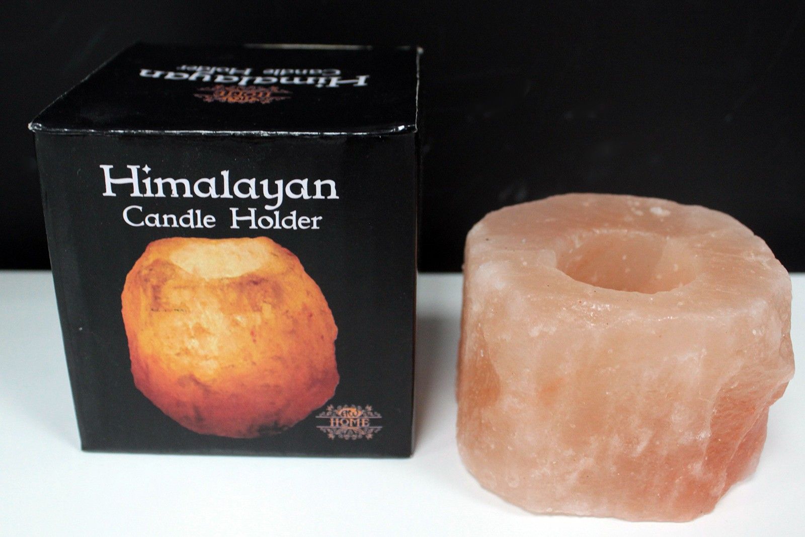 Quality Natural Himalayan Salt Candle Holder for Home Decor
