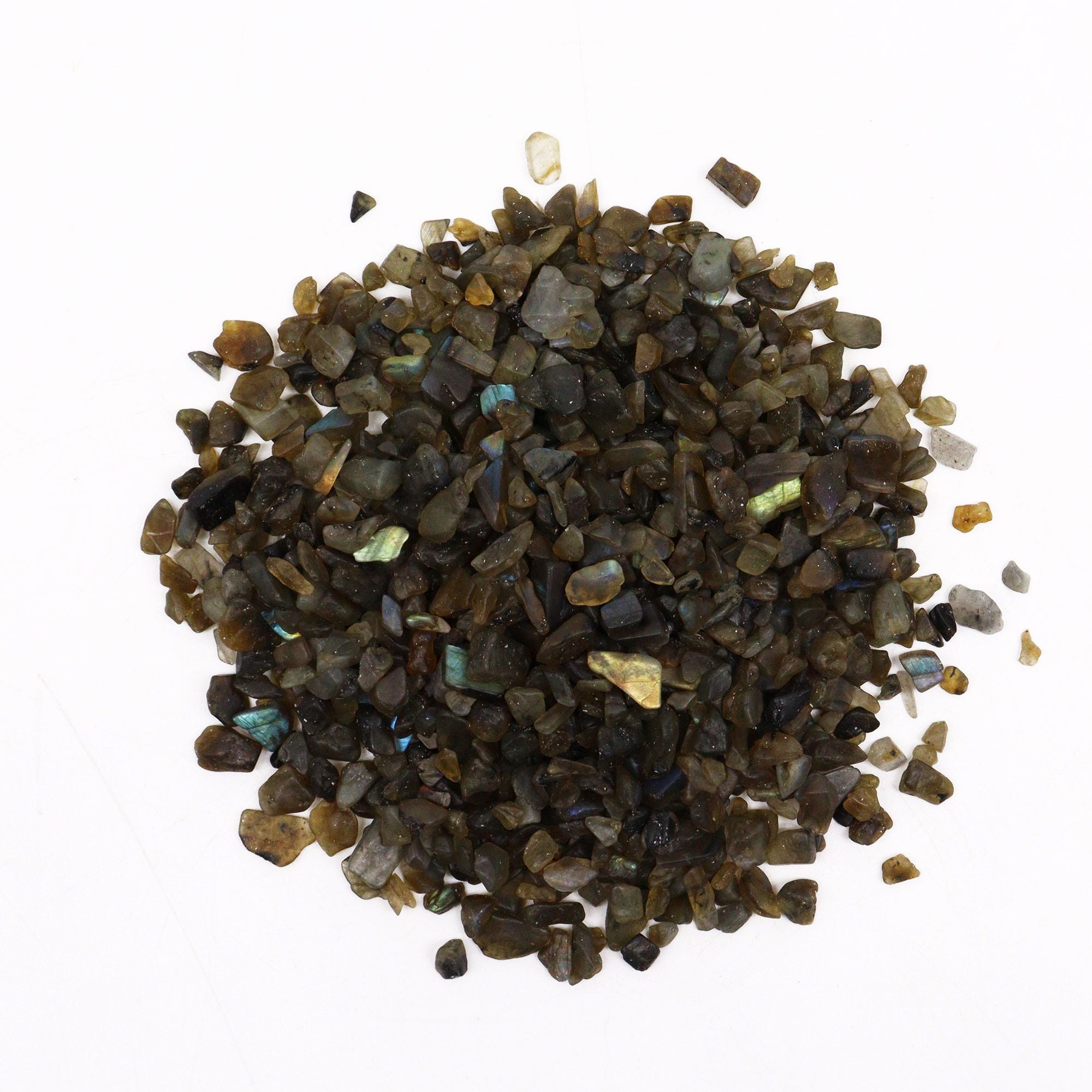Labradorite Chips Gemstone Chips Bulk for Creative Projects 1KG