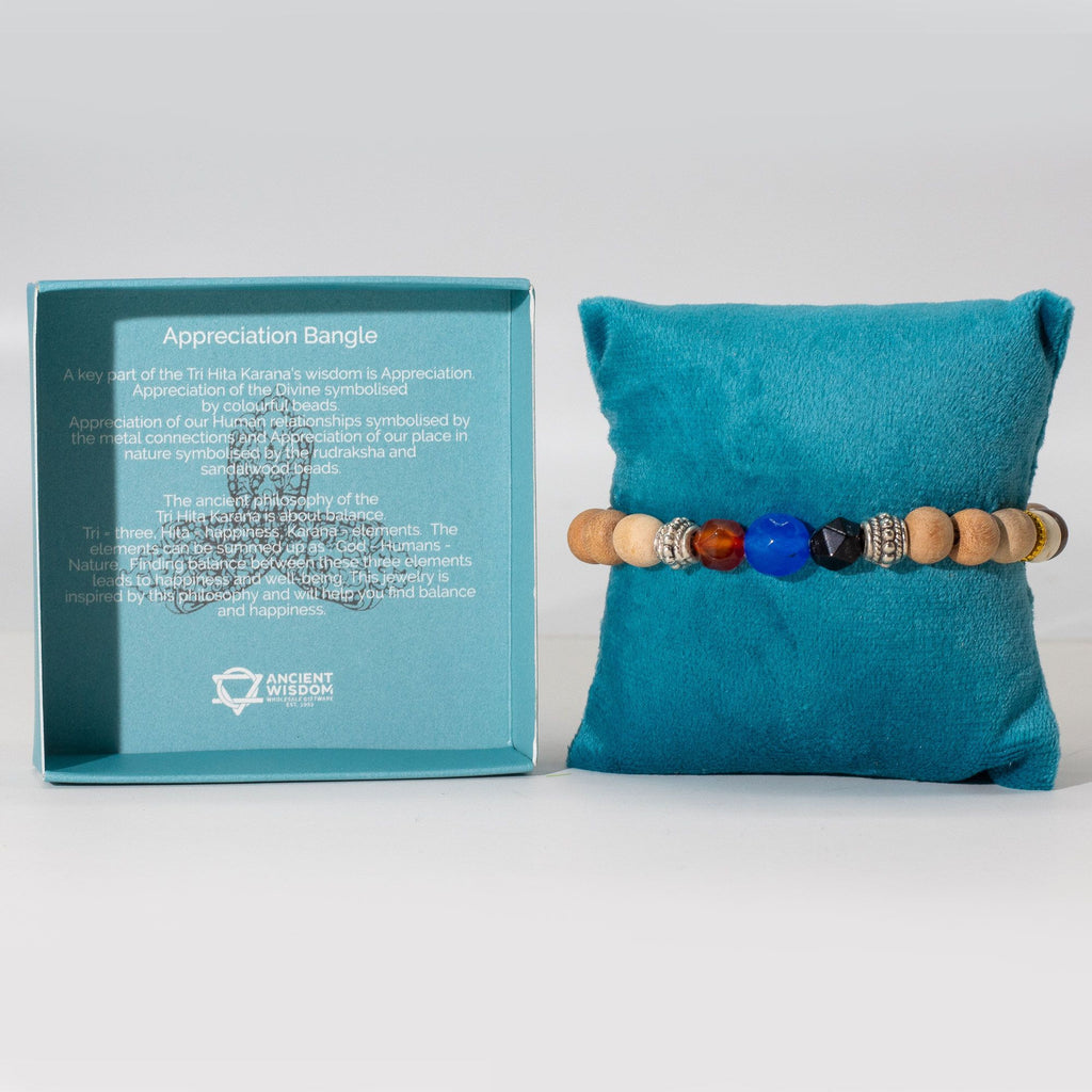 Tri Hita Karana Bangle for Appreciation of Balance and Harmony