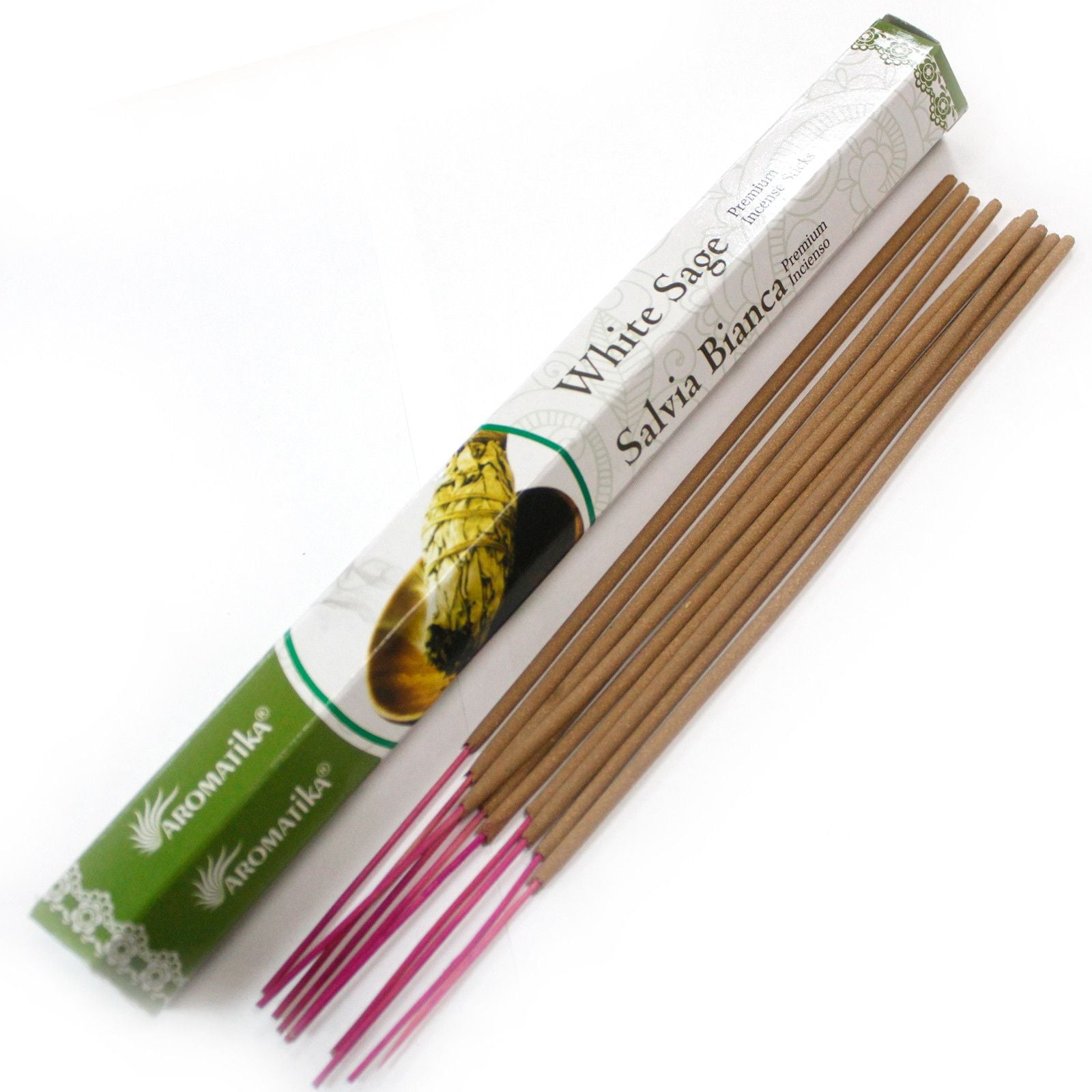 Aromatica Premium Incense White Sage for Energising Home Aromas