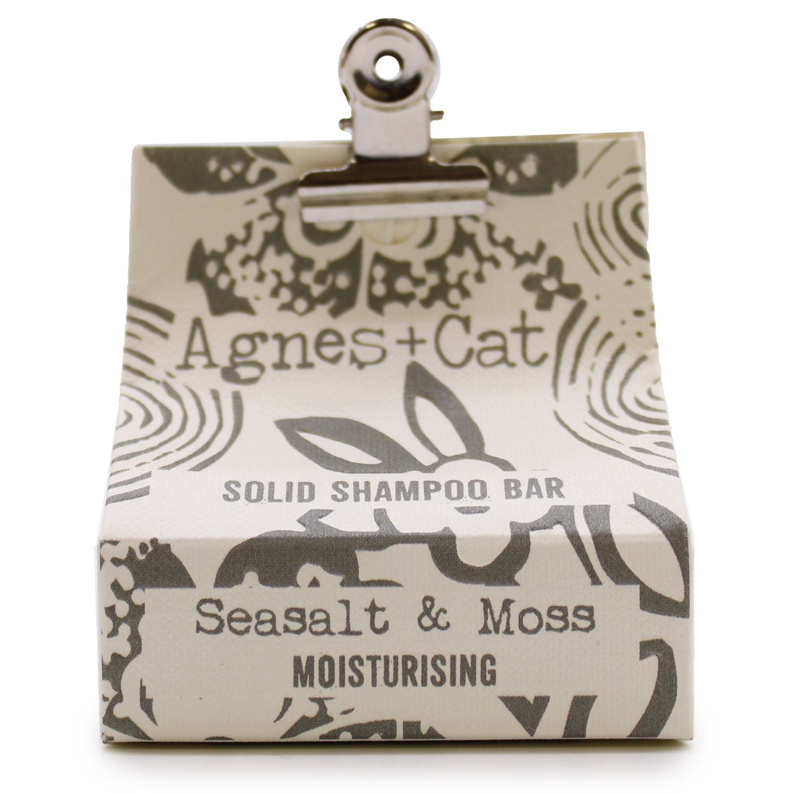 Agnes + Cat Sea Salt & Moss Solid Shampoo for Fresh Hair Care