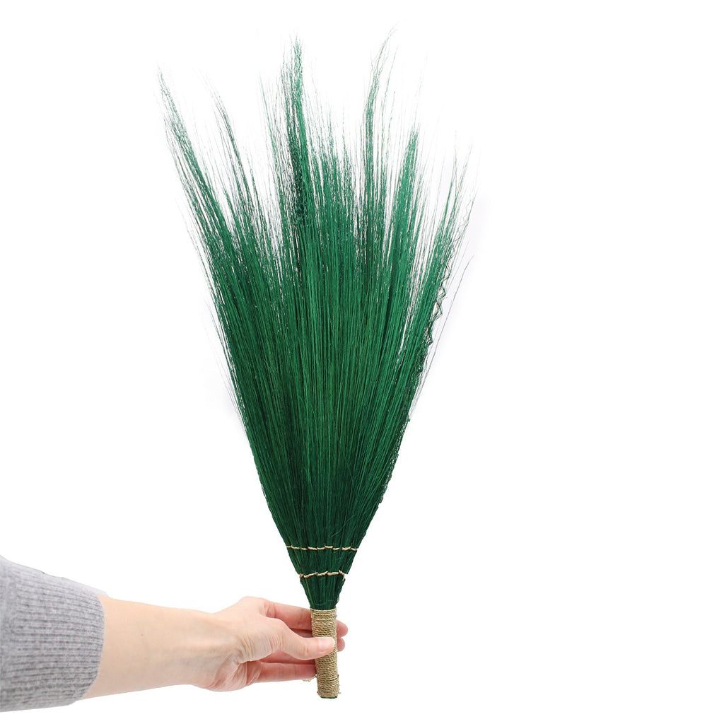 Set of 4 Vivid Coloured Pampas Long Brooms for Home Decor