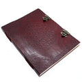 Huge Flower of Life Leather Journal 10x13 with 200 Blank Pages