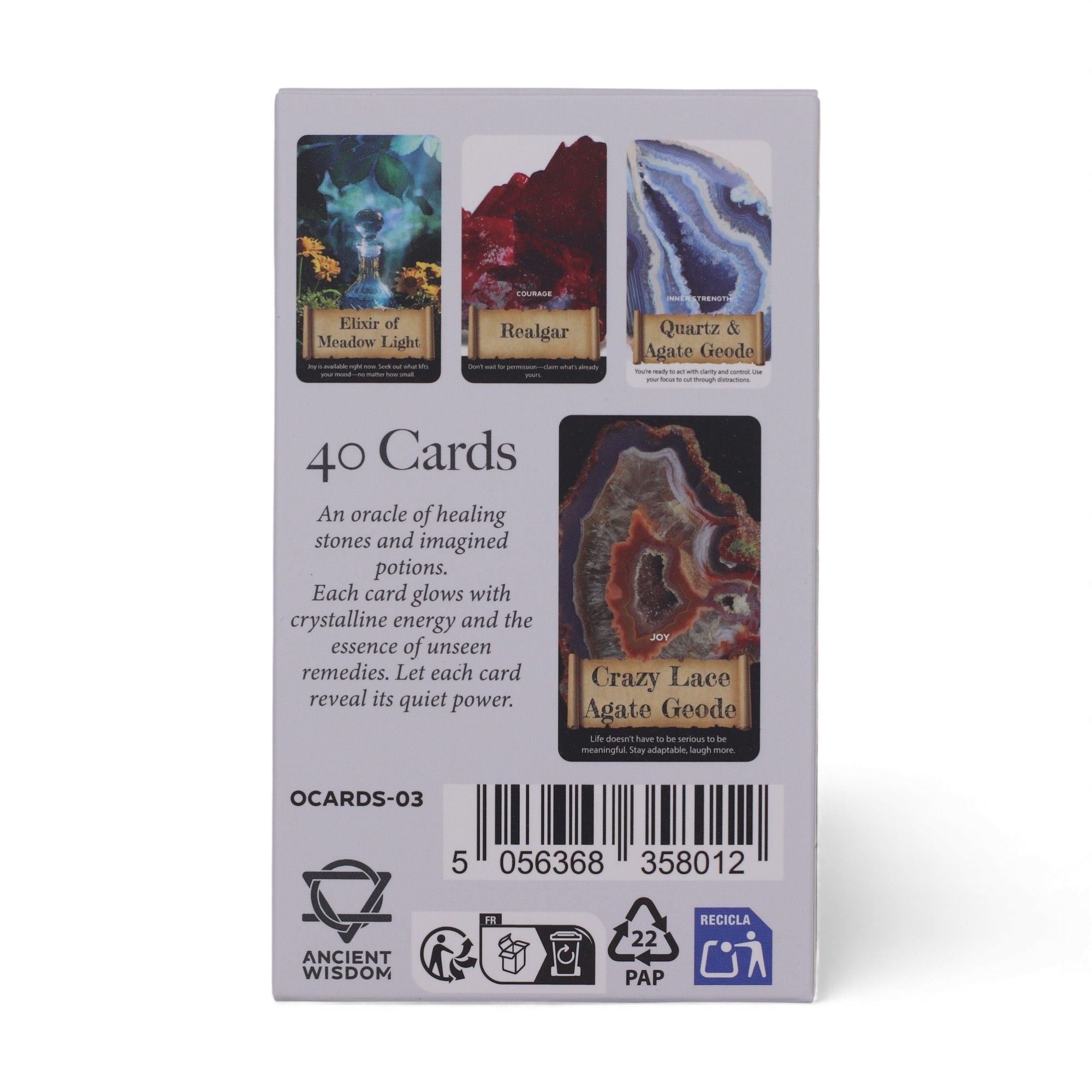Crystals & Elixirs Oracle Cards Healing Energy Deck for Insight