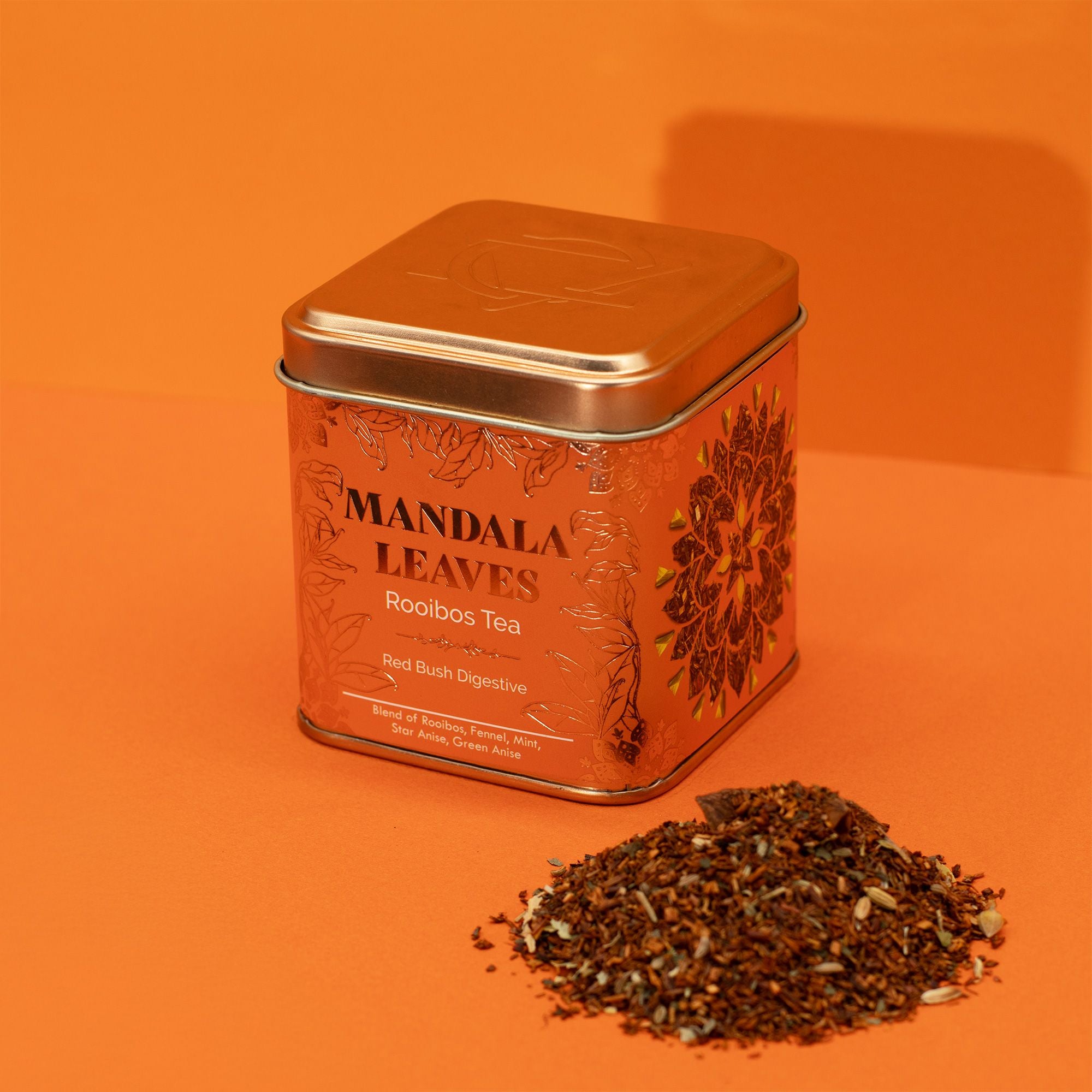 50g Red Bush Digestive Herbal Tea for Relaxation and Comfort