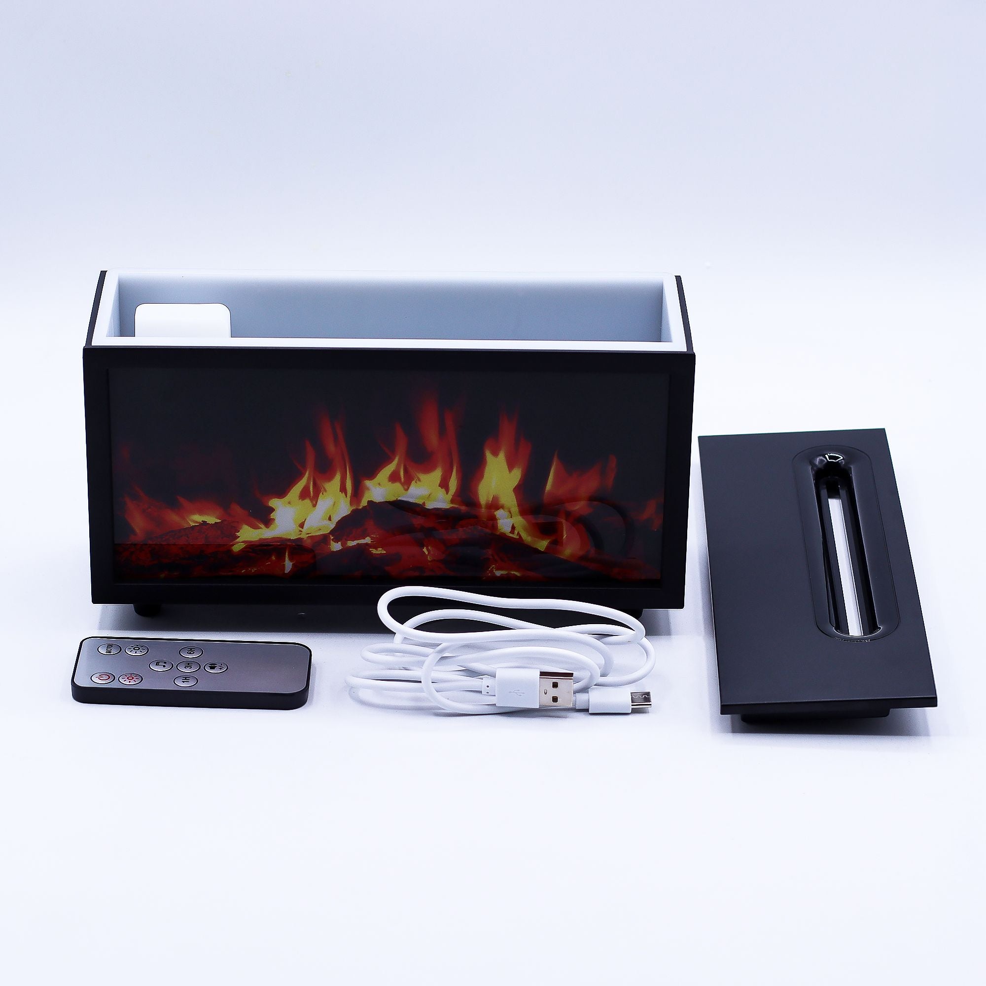 Flame Effect Aroma Diffuser with Birdsound and Colour Change