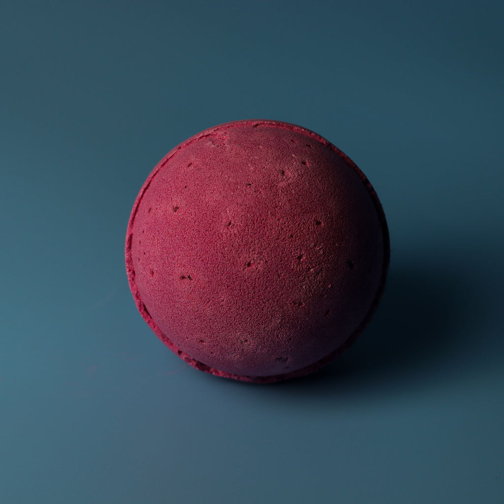 Set of 3 Cranberry Bath Bombs for Refreshing Bath Time Fun