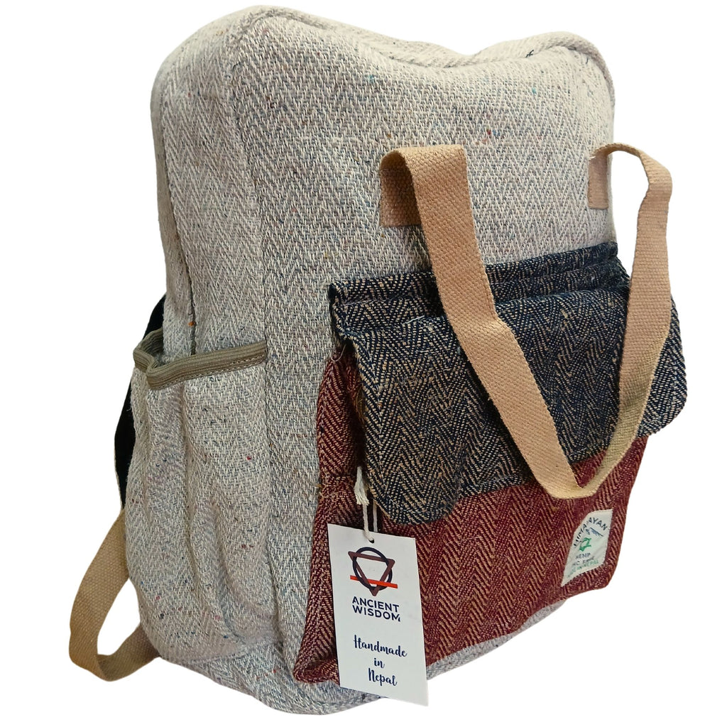 Hemp Adventure Backpack Kathmandu for Eco Friendly Travel
