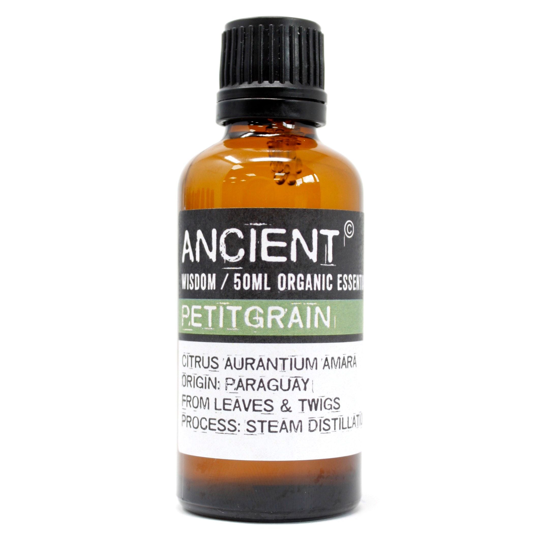 Petitgrain Organic Essential Oil 50ml for Aromatic Home Care