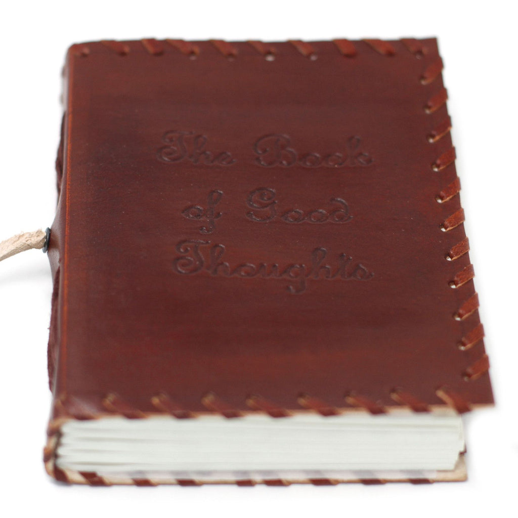 Leather Book of Thoughts with Wrap Notebook for Creative Minds