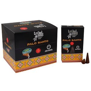 Tribal Soul Backflow Incense Cones Palo Santo for Home Fragrance