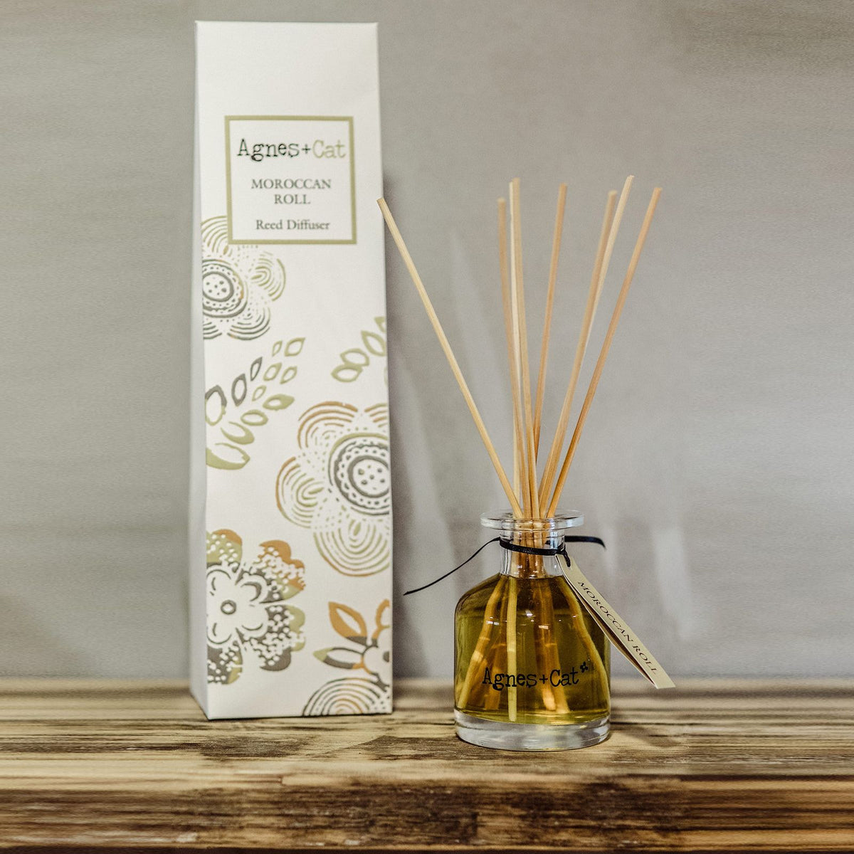 Agnes + Cat 140ml Reed Diffuser - Moroccan Roll